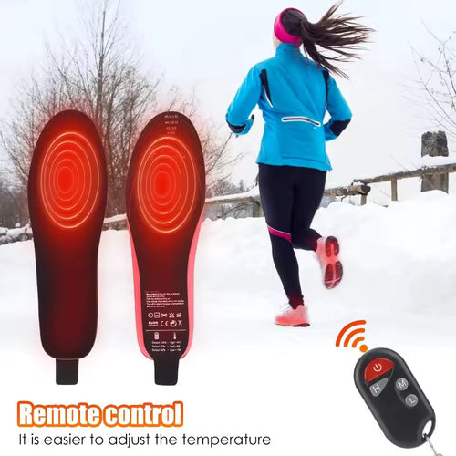🔥 Warmora™ Rechargeable Heated Insoles *REMOTE CONTROL*